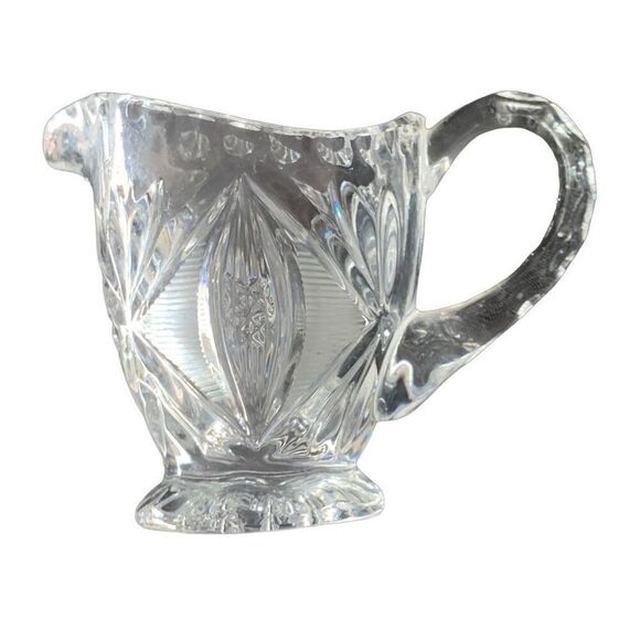 Vintage Crystal Footed Creamer Exquisite Design and Timeless Charm - Picture 9 of 13